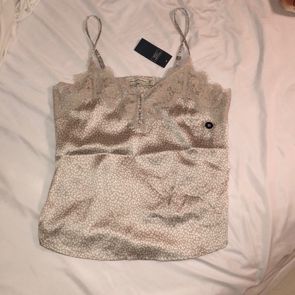 Abercrombie & Fitch Tops - Abercrombie & Fitch Silky Lace Cami / Tank XS